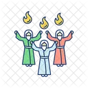 Pentecost Apostles Bible Icon