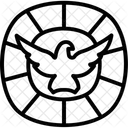 Pentecost icon fully editable vector line  icon  Icon