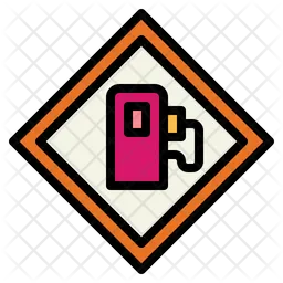 Pentrol Pump Sign  Icon