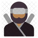 Flat Ninja Warrior Icon