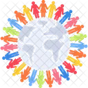 People Around The World Bond Celebration Icon