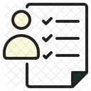 People Checklist  Icon