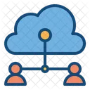 People Connect Cloud Connection Cloud User Icon