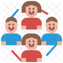 People Connecting Community Icon