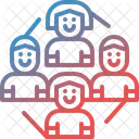 People connecting  Icon