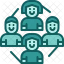 People connecting  Icon