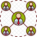 People Connection Networking Icon