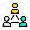 People Connection Network Connection Icon