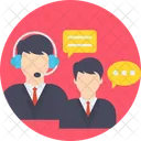 People Conversation Bubble Chat Icon