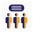 People Group Chat Communication Icon