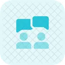 People Discuss Discussion Communication Icon