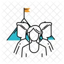 People Goal  Icon