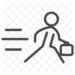People Going For Office Icon