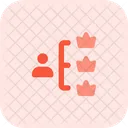 People Hierarchy Organization Structure Connection Icon