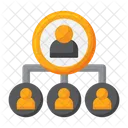 People Hierarchy Team Organization People Network Icon