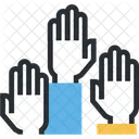 People Class Hands Icon