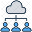 Cloud Computing People Icon