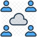 Cloud Computing People Icon