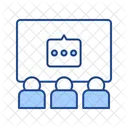 People Banner Presentation Icon