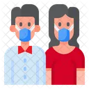 People Coronavirus Mask Icon