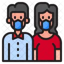 People Coronavirus Mask Icon