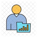 People Folder Chart Icon