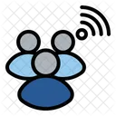 People Team Internet Of Things Icon