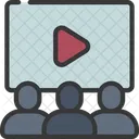 People Theater Screen Icon