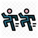 People Running Race Icon