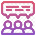 People Group Communication Icon