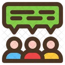 People Group Communication Icon