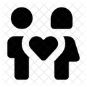 People Male Female Heart Icon