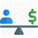People Money Balance User Balance Finance Icon