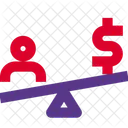 People Money Balance Three User Balance Finance Icon