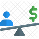 People Money Balance Three User Balance Finance Icon