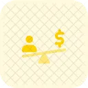 People Money Balance Three User Balance Finance Icon