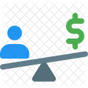 People Money Balance Three User Balance Finance Icon