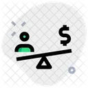People Money Balance Three User Balance Finance Icon
