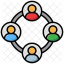 People Network Social Network Affiliate Network Icon