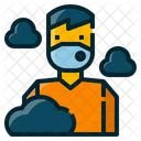 People With Air Pollution  Icon