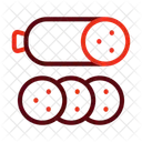 Pepperoni Food Pizza Icon