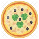 Pepperoni Pizza Crust Icon