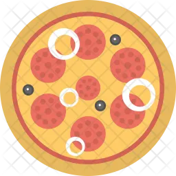 Pepperoni Pizza  Icon