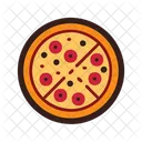 Pepperoni Pizza Icon