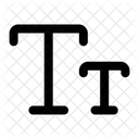 Mayusculas Pequenas Creativas Letras Icono