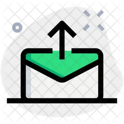 Per E-Mail hochladen  Symbol