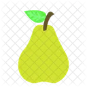 Pera Aguacate Fruta Icono