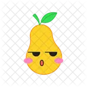 Pera Grave Fruta Icono