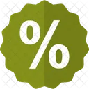 Percent Discount Basket Icon