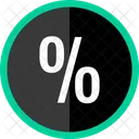 Percent Interest Rate Icon